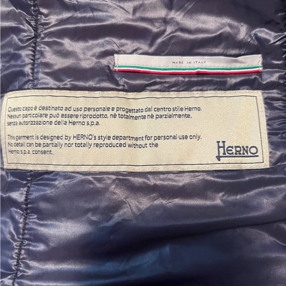 HERNO COAT IN LUXURY WOOL AND NYLON - Picture 11 of 12